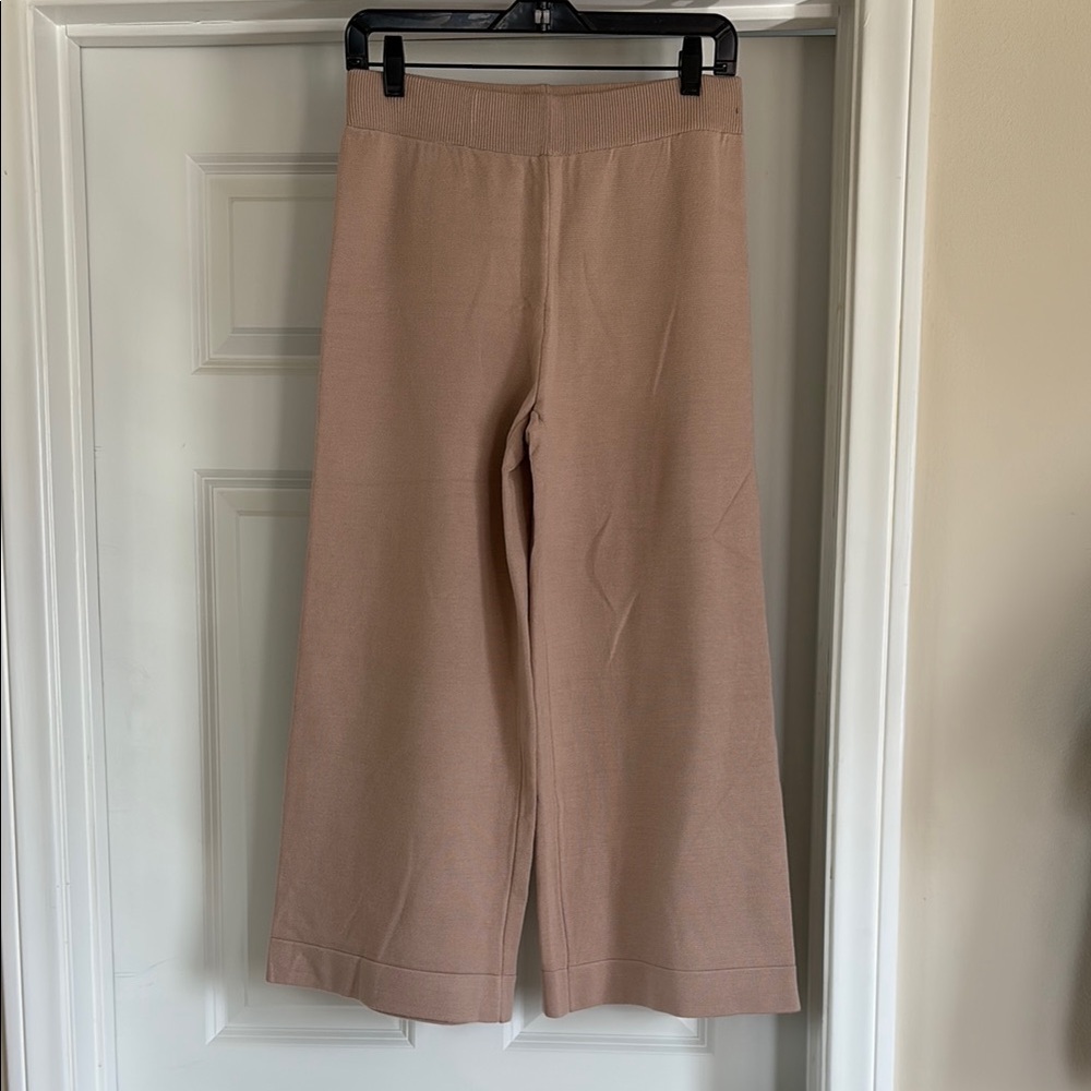 Dex Cropped Wide Leg Knit Pants NWT - Picture 1 of 5